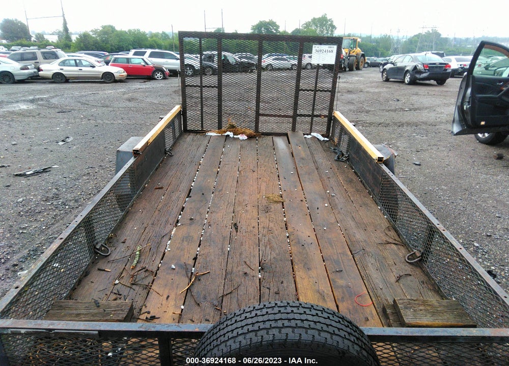 1991 KODIAK 6 X 12 TRAILER WITH 2 WHE VIN: 1VG1K6E17MM124387