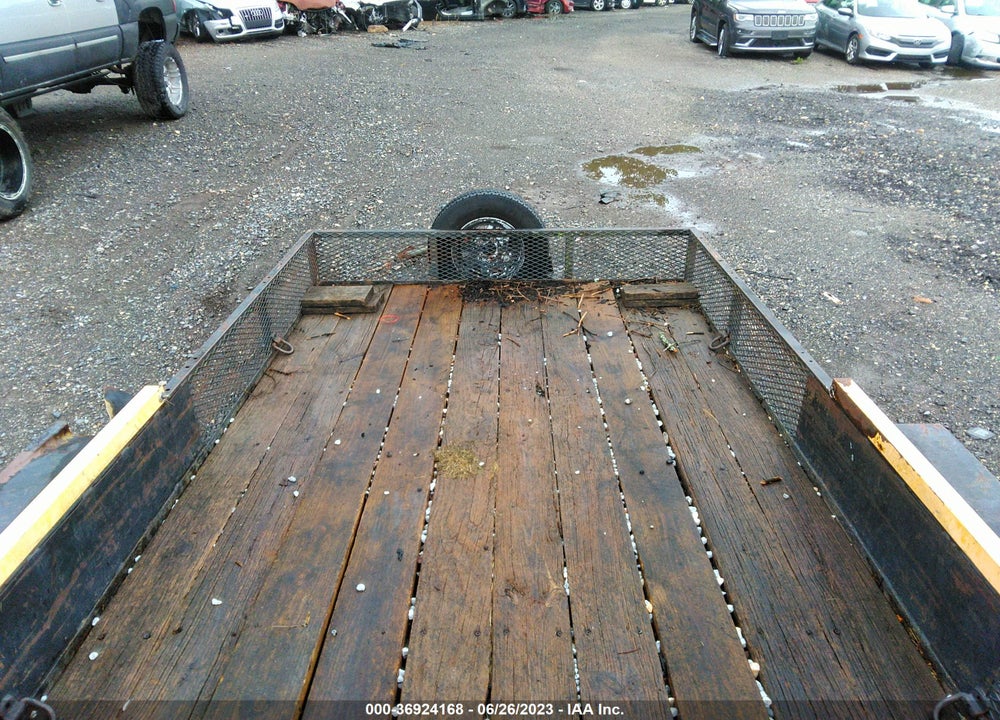 1991 KODIAK 6 X 12 TRAILER WITH 2 WHE VIN: 1VG1K6E17MM124387