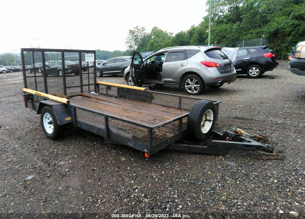 1991 KODIAK 6 X 12 TRAILER WITH 2 WHE VIN: 1VG1K6E17MM124387