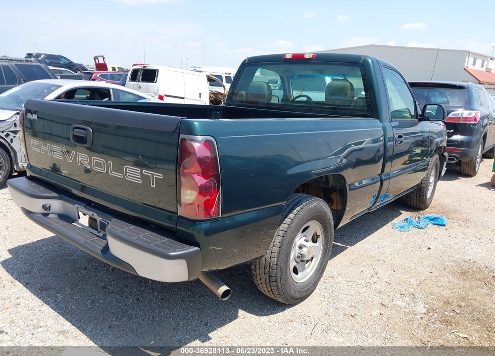 2004 CHEVROLET SILVERADO 1500 WORK TRUCK VIN: 1GCEC14X14Z238533