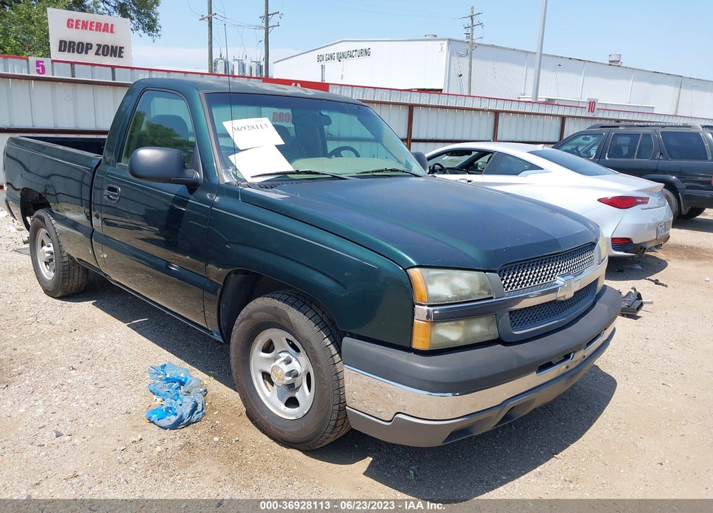 2004 CHEVROLET SILVERADO 1500 WORK TRUCK VIN: 1GCEC14X14Z238533