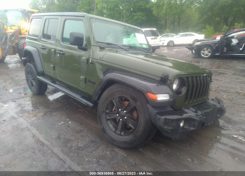 2021 JEEP WRANGLER UNLIMITED SPORT ALTITUDE 4X4 VIN: 1C4HJXDG3MW809642