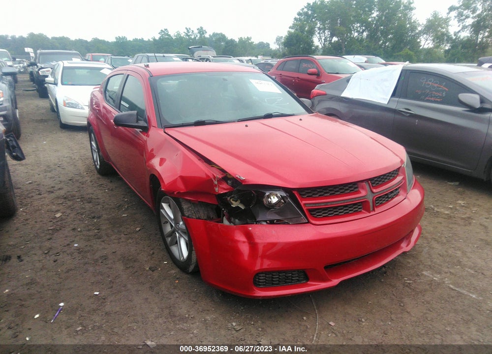 2013 DODGE AVENGER SE VIN: 1C3CDZAG5DN748810