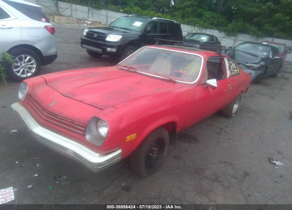 1977 CHEVROLET VEGA VIN: 1V77B7U145053