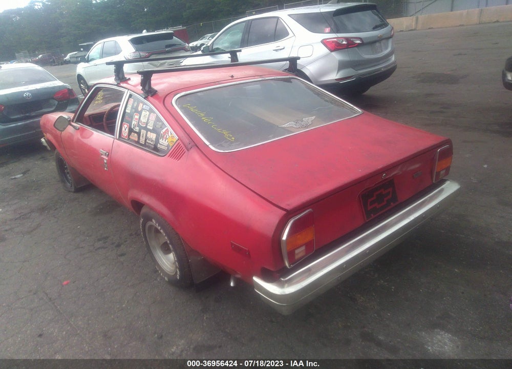 1977 CHEVROLET VEGA VIN: 1V77B7U145053