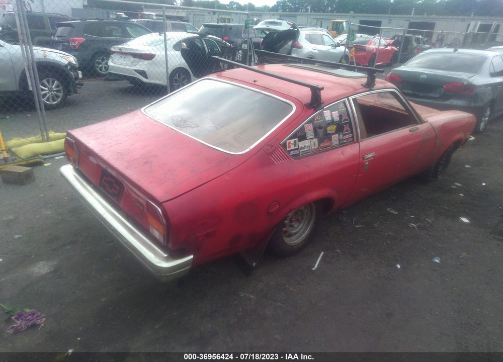 1977 CHEVROLET VEGA VIN: 1V77B7U145053