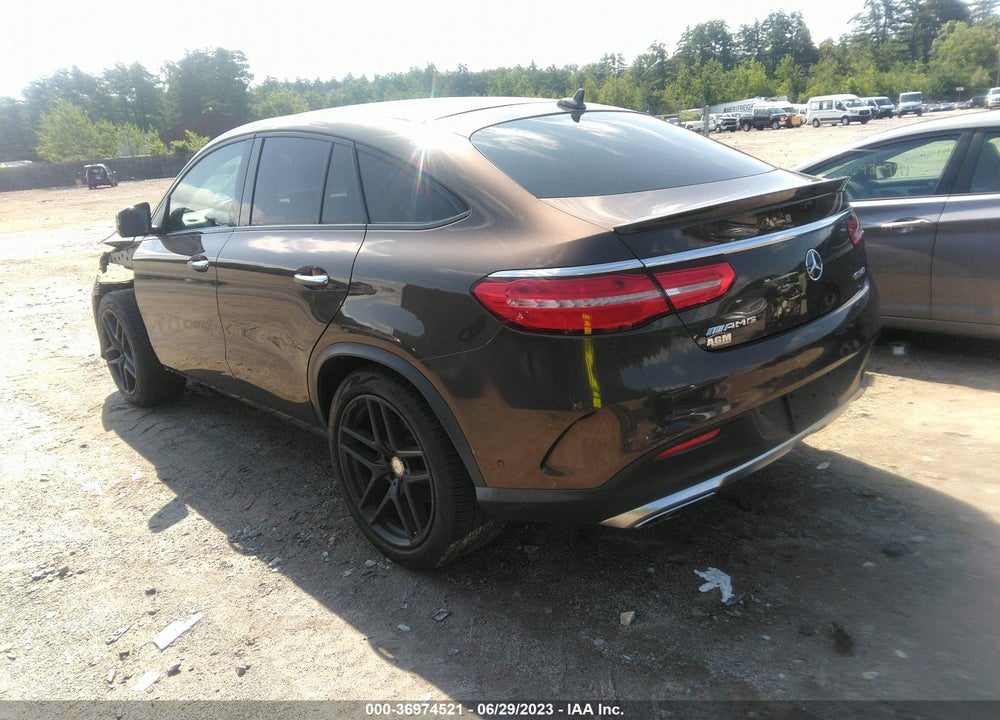 2016 MERCEDES-BENZ GLE 450 AMG COUPE VIN: 4JGED6EB3GA034585