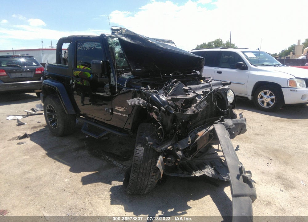 2007 JEEP WRANGLER SAHARA VIN: 1J4FA54147L183493