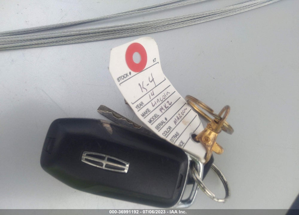 2014 LINCOLN MKZ HYBRID VIN: 3LN6L2LUXER808094