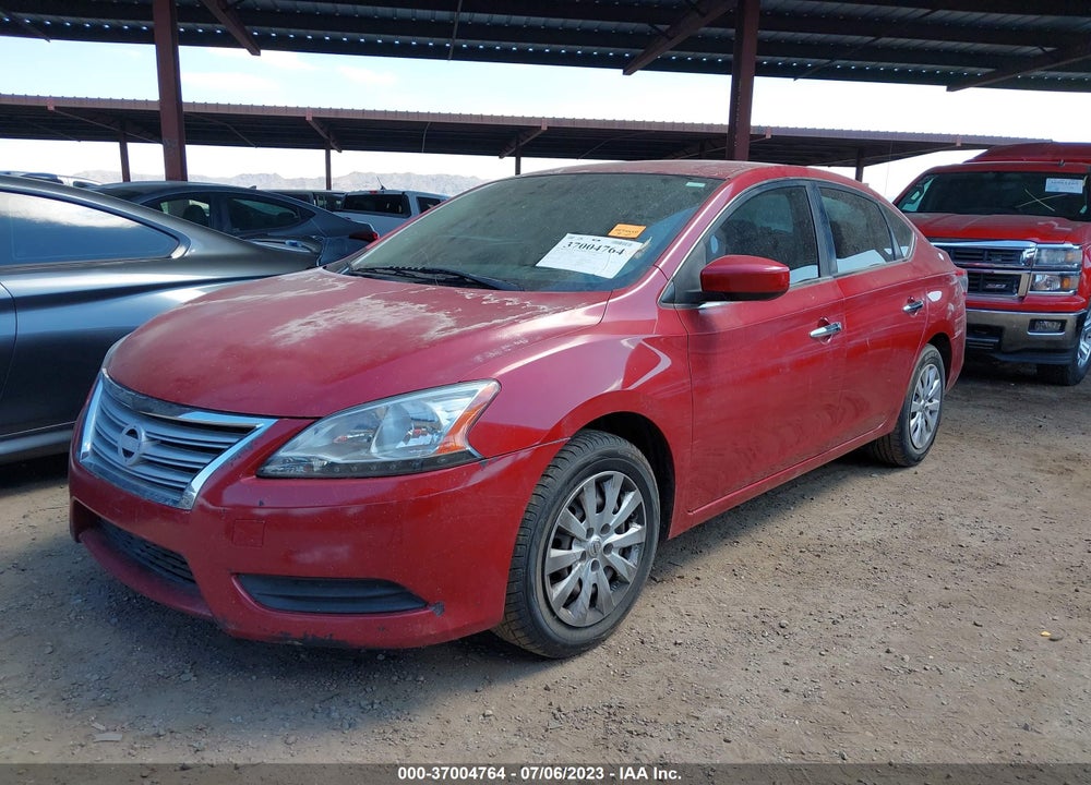 2014 NISSAN SENTRA S VIN: 3N1AB7AP8EY255630