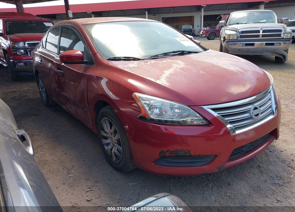 2014 NISSAN SENTRA S VIN: 3N1AB7AP8EY255630