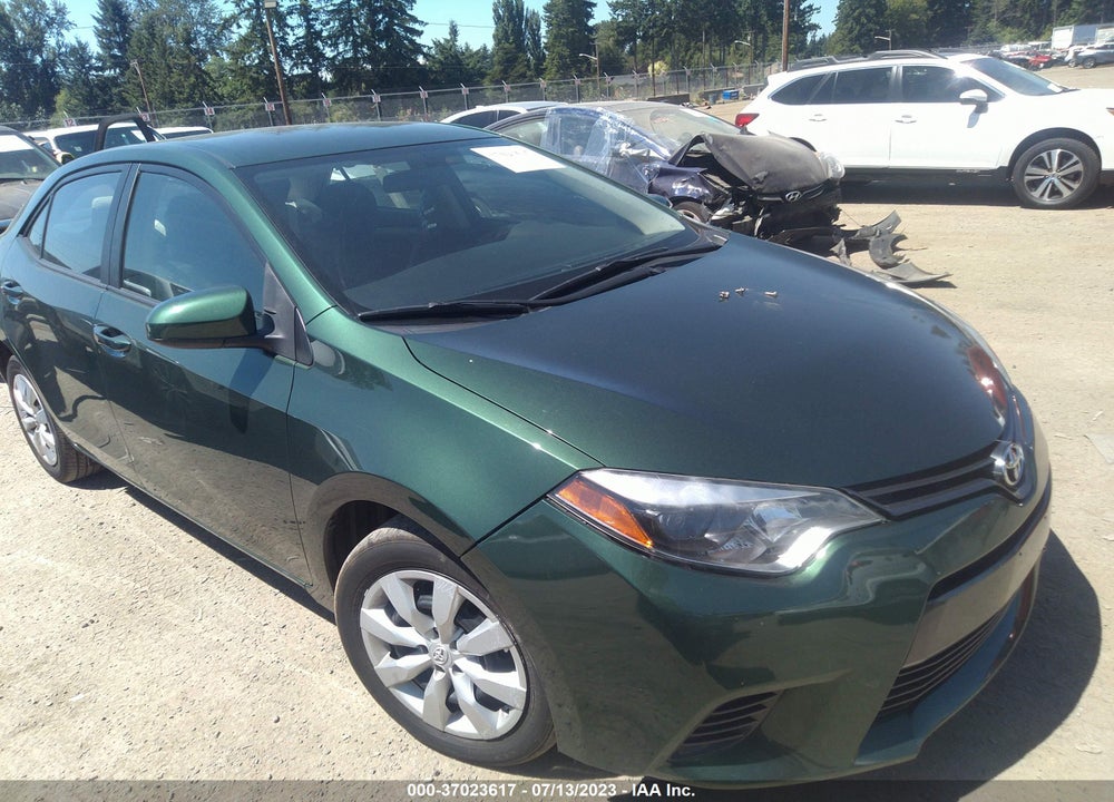 2016 TOYOTA COROLLA LE VIN: 2T1BURHE3GC491617