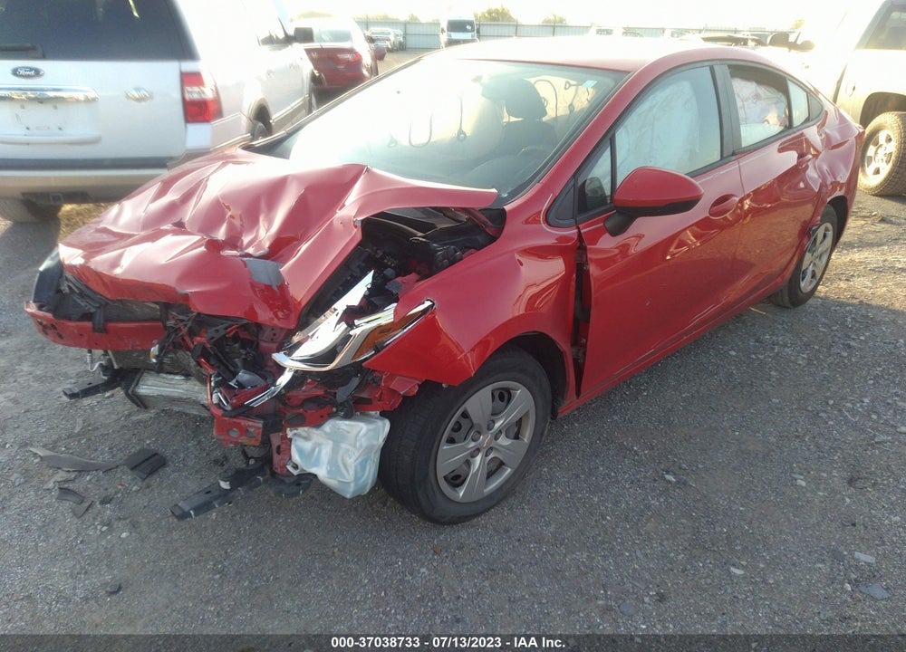 2017 CHEVROLET CRUZE LS MANUAL VIN: 1G1BB5SM5H7258994