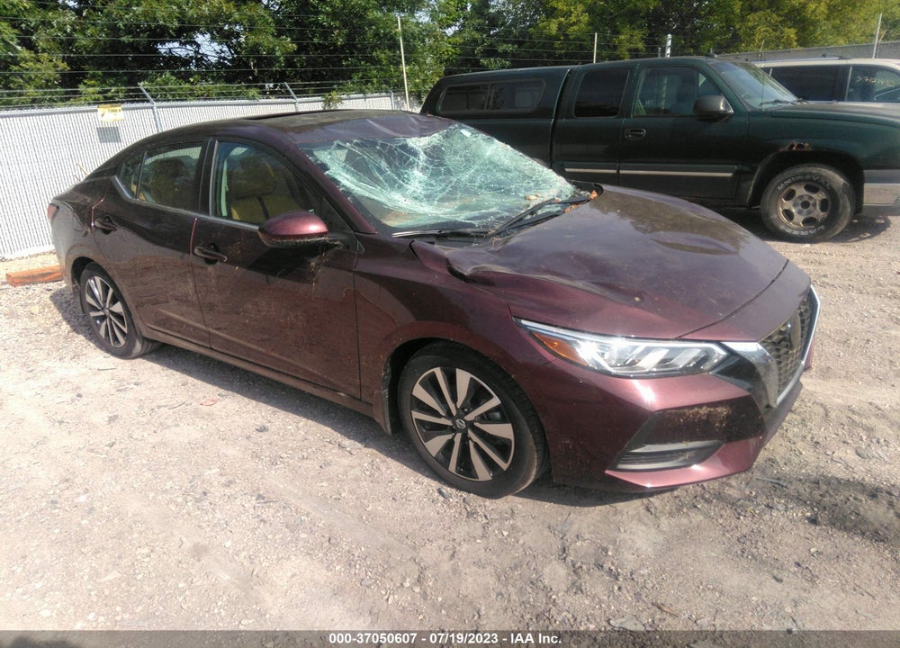 2022 NISSAN SENTRA SV XTRONIC CVT VIN: 3N1AB8CV2NY233107