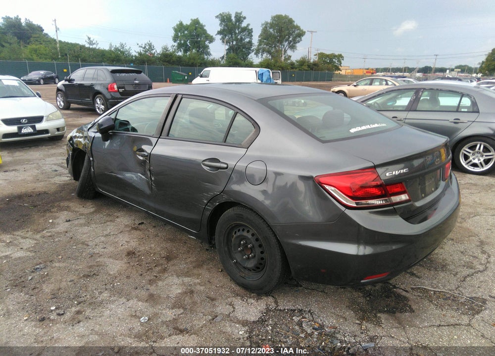 2013 HONDA CIVIC LX VIN: 19XFB2F51DE036702