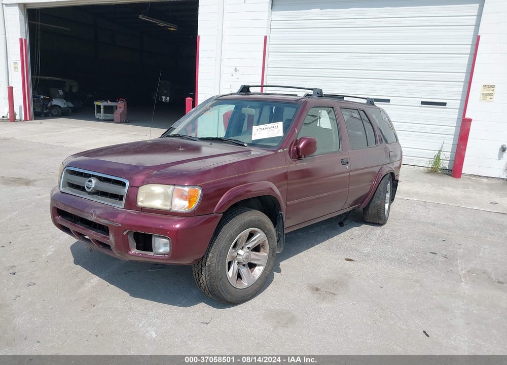 2002 NISSAN PATHFINDER VIN: JN8DR09X22W667146