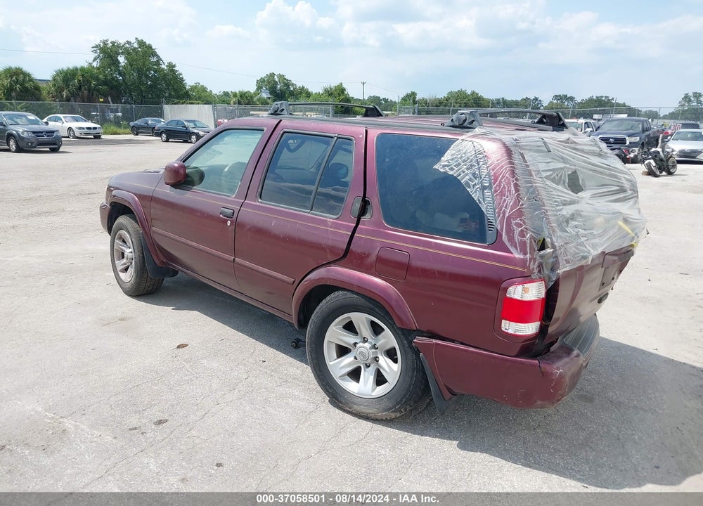 2002 NISSAN PATHFINDER VIN: JN8DR09X22W667146