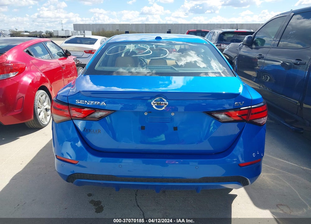 2022 NISSAN SENTRA SV XTRONIC CVT VIN: 3N1AB8CV7NY283873