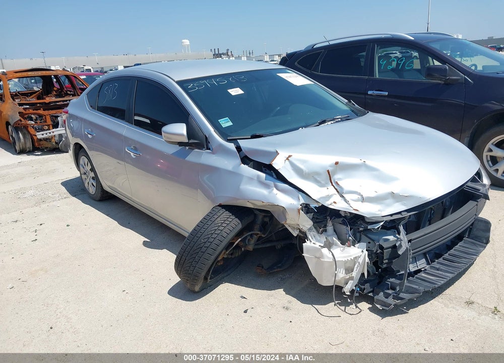 2015 NISSAN SENTRA FE+ S/SV/S/SR/SL VIN: 3N1AB7AP0FL656345