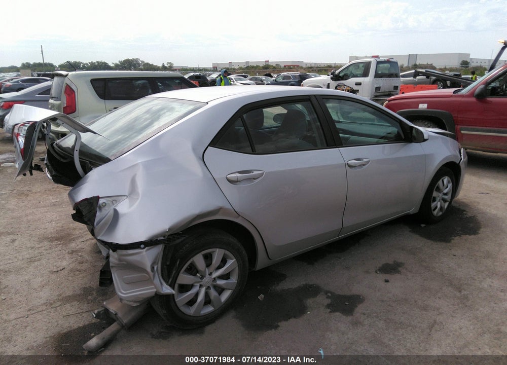 2016 TOYOTA COROLLA LE VIN: 5YFBURHE5GP519661