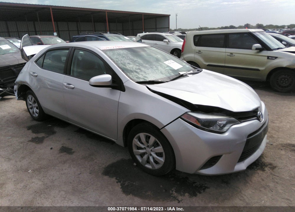 2016 TOYOTA COROLLA LE VIN: 5YFBURHE5GP519661