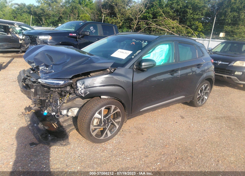 2022 HYUNDAI KONA LIMITED VIN: KM8K53A34NU817777