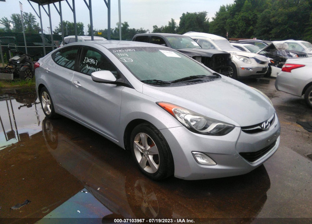 2012 HYUNDAI ELANTRA GLS VIN: 5NPDH4AE8CH118123