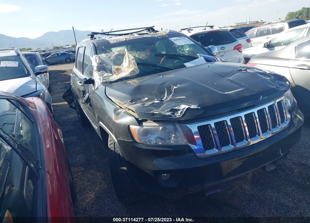 2012 JEEP GRAND CHEROKEE OVERLAND VIN: 1C4RJFCG7CC279899