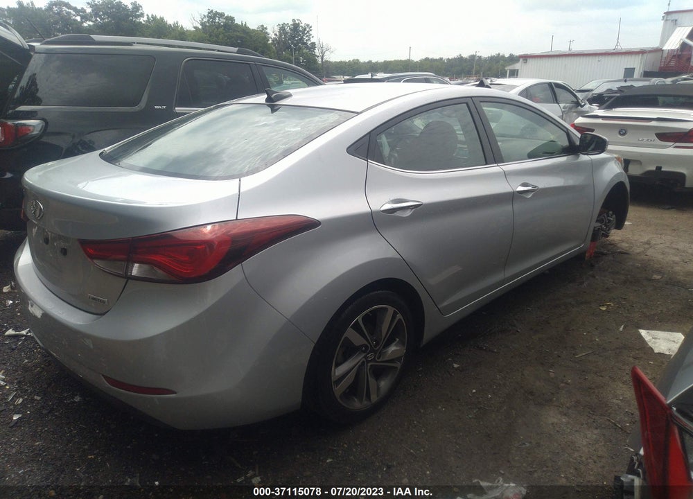 2014 HYUNDAI ELANTRA LIMITED VIN: 5NPDH4AE7EH463131