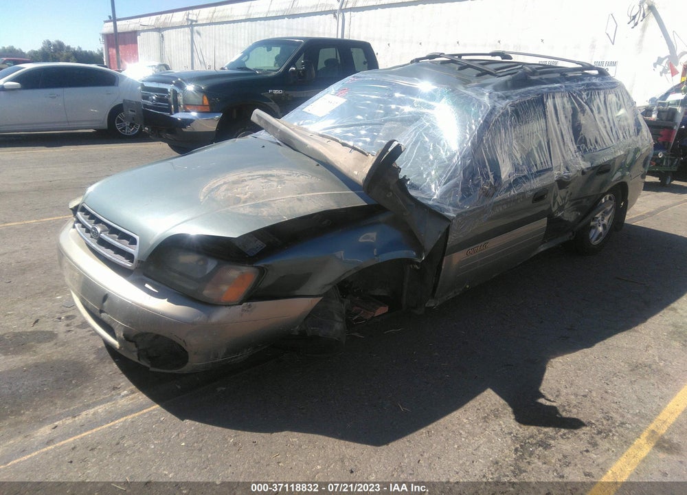 2002 SUBARU LEGACY OUTBACK W/ALL WEATHER PKG VIN: 4S3BH675X27617647