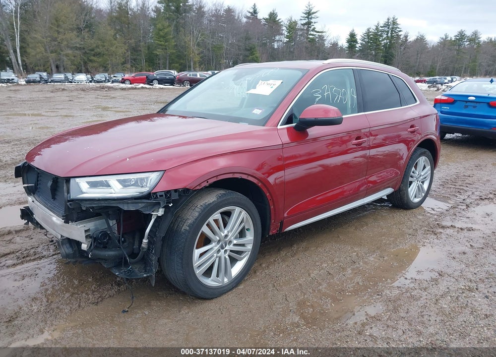 2019 AUDI Q5 45 PREMIUM VIN: WA1CNAFY3K2083460