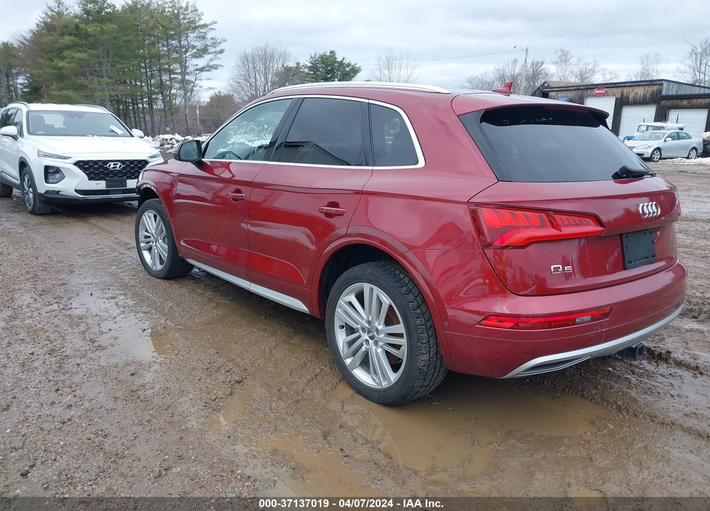 2019 AUDI Q5 45 PREMIUM VIN: WA1CNAFY3K2083460
