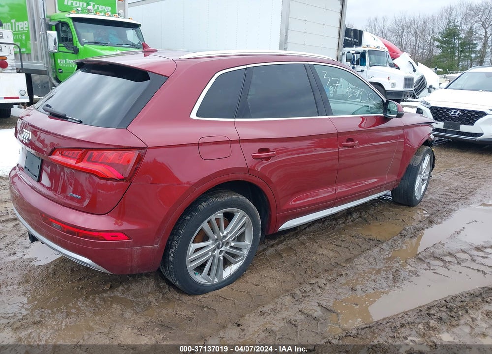 2019 AUDI Q5 45 PREMIUM VIN: WA1CNAFY3K2083460