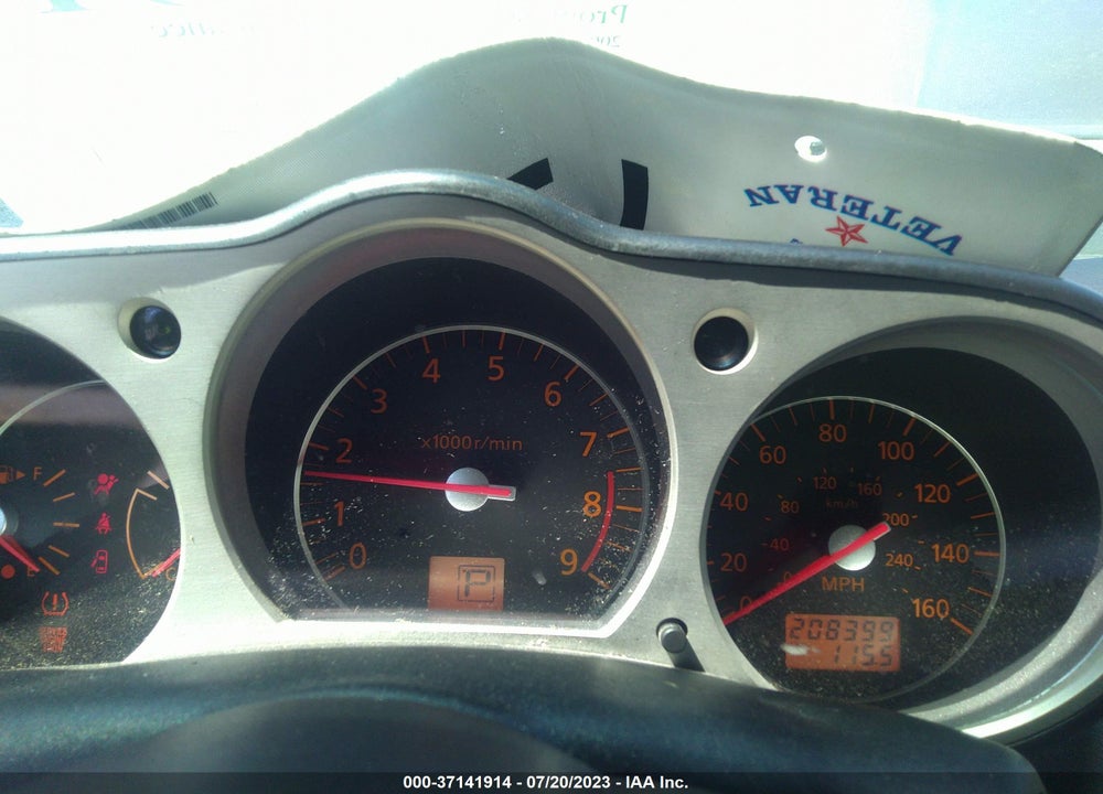 2007 NISSAN 350Z TOURING VIN: JN1BZ34E37M552135