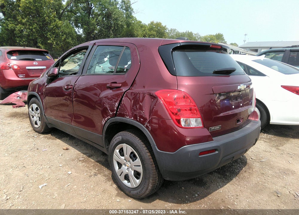 2016 CHEVROLET TRAX VIN: 3GNCJKSB2GL227599