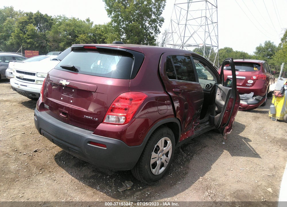 2016 CHEVROLET TRAX VIN: 3GNCJKSB2GL227599