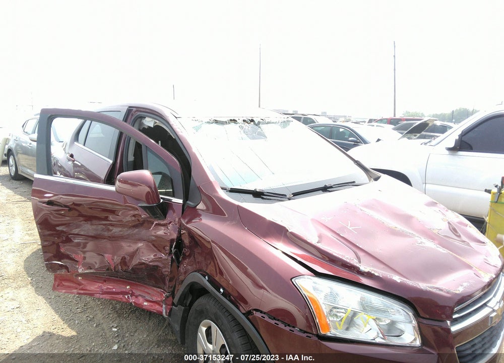 2016 CHEVROLET TRAX VIN: 3GNCJKSB2GL227599