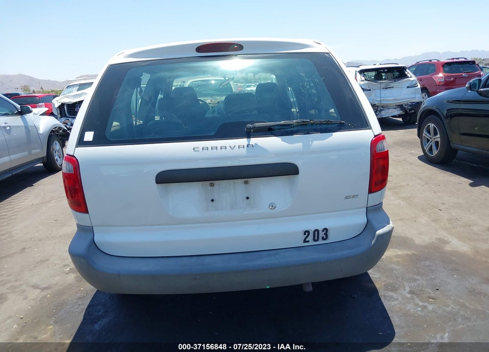 2001 DODGE CARAVAN SE VIN: 1B4GP25341B191854