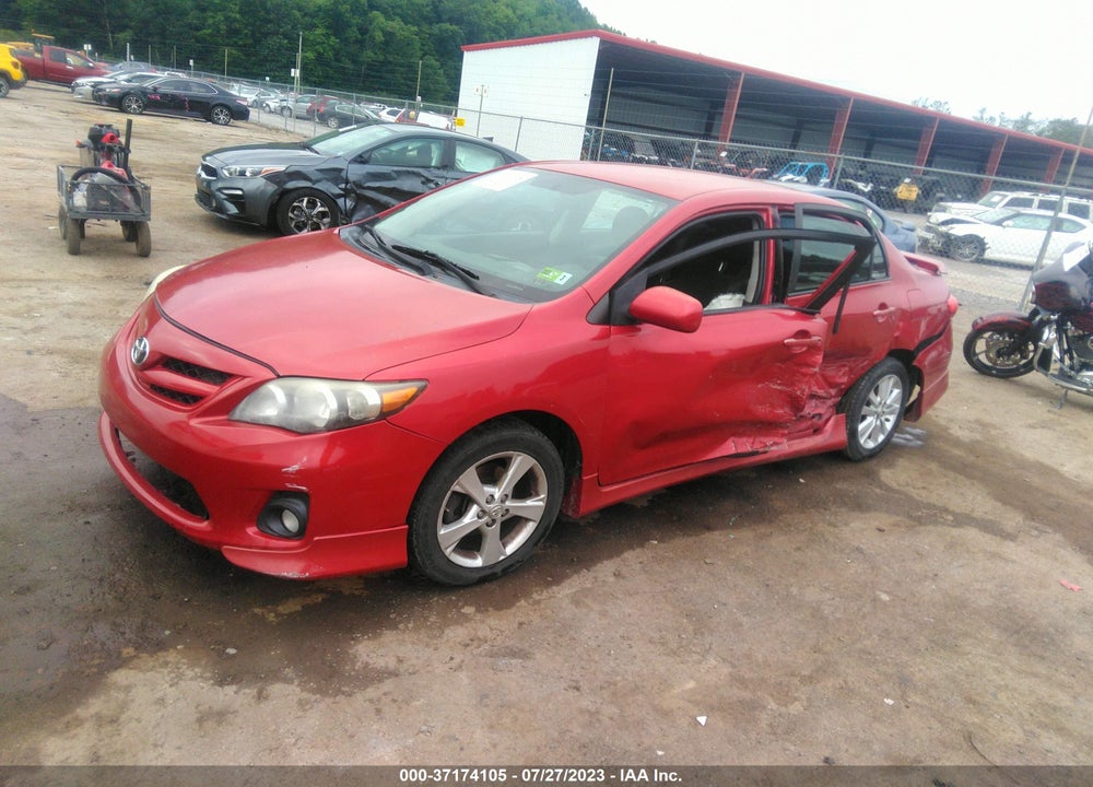 2011 TOYOTA COROLLA S VIN: 2T1BU4EE0BC694917