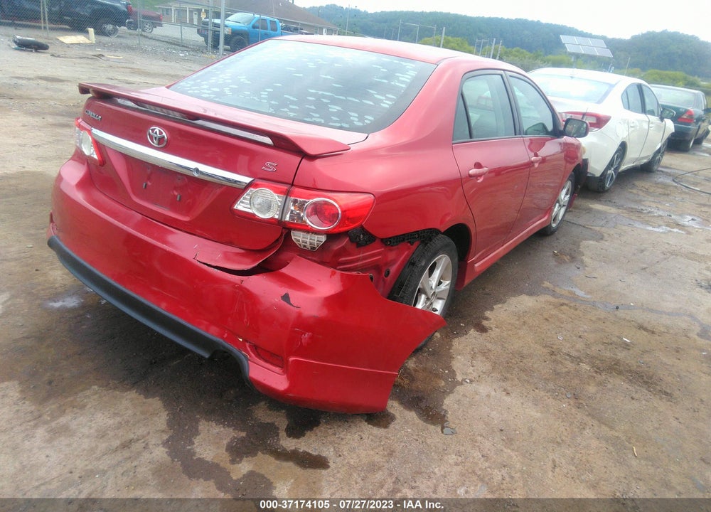 2011 TOYOTA COROLLA S VIN: 2T1BU4EE0BC694917