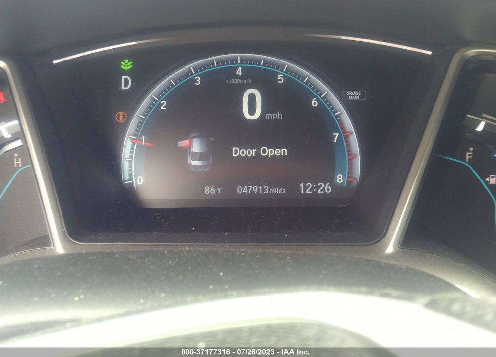2018 HONDA CIVIC EX VIN: 19XFC2F73JE023072