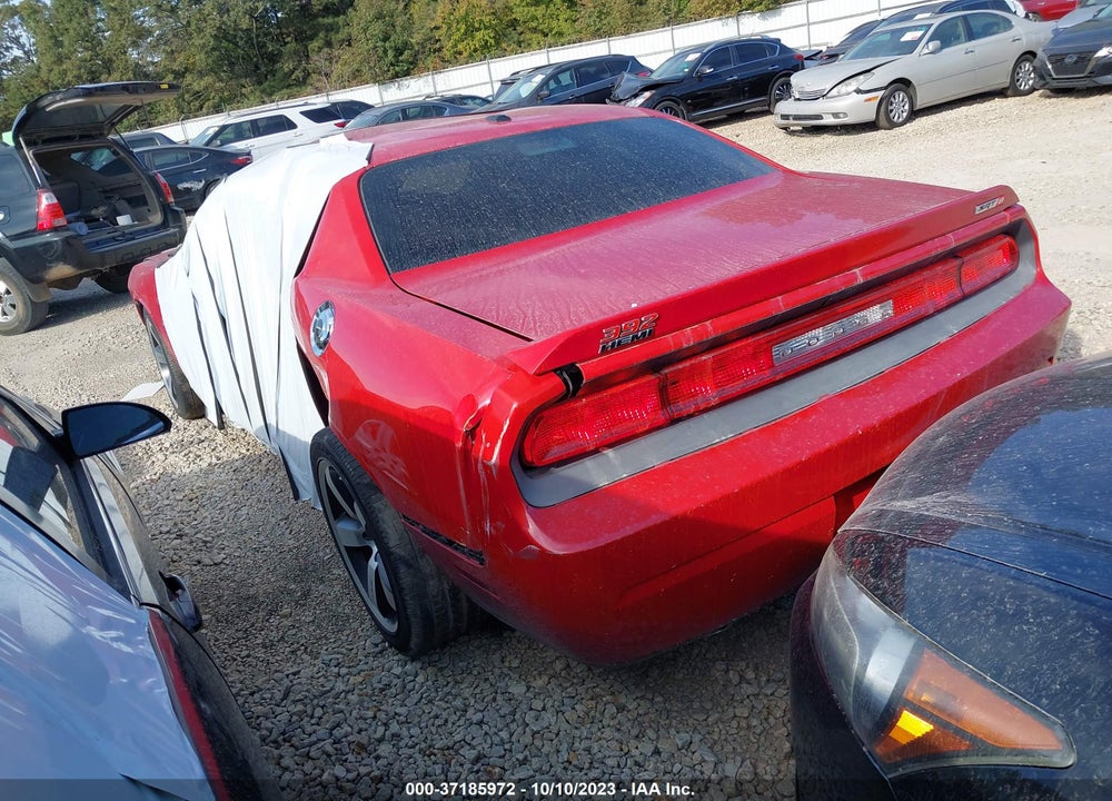 2012 DODGE CHALLENGER VIN: 2C3CDYAG3CH106099