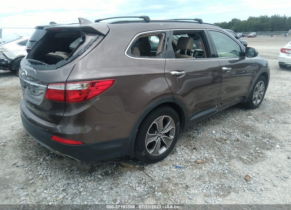 2014 HYUNDAI SANTA FE GLS VIN: KM8SM4HF2EU067661