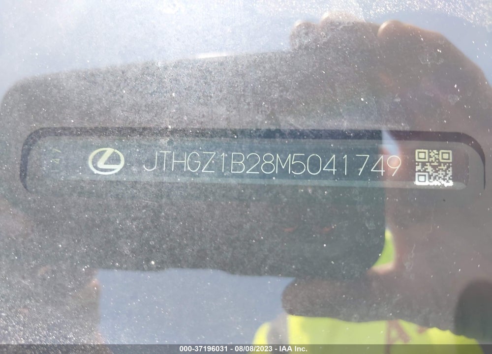2021 LEXUS IS 350 F-SPORT VIN: JTHGZ1B28M5041749