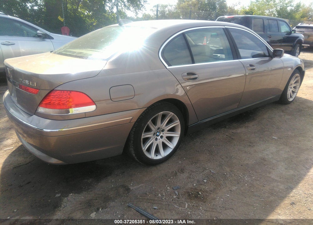 2004 BMW 745LI VIN: WBAGN63514DS54659