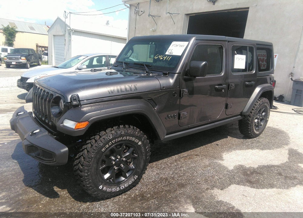 2021 JEEP WRANGLER UNLIMITED WILLYS SPORT 4X4 VIN: 1C4HJXDG1MW646411