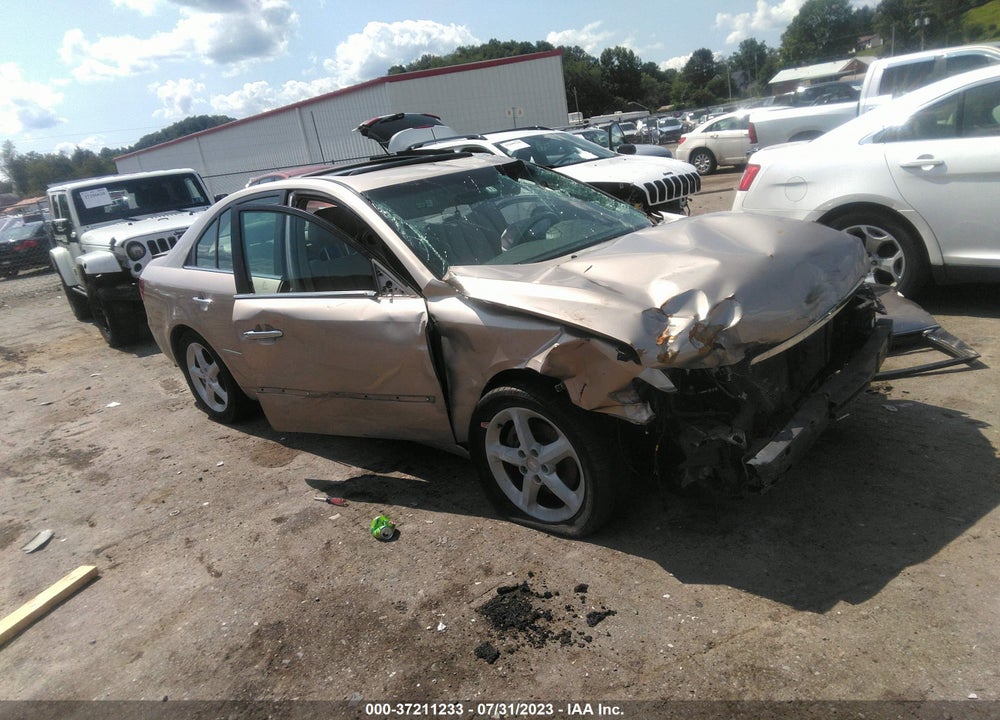 2006 HYUNDAI SONATA LX V6/GLS V6 VIN: 5NPEU46F76H053075