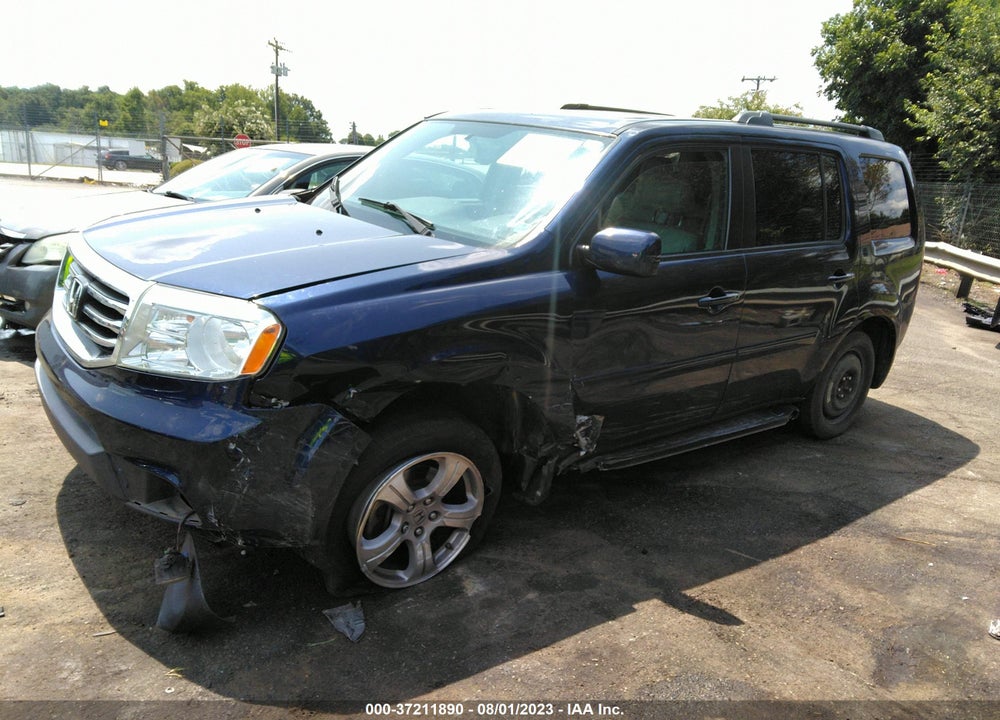2013 HONDA PILOT EX-L VIN: 5FNYF3H57DB023379
