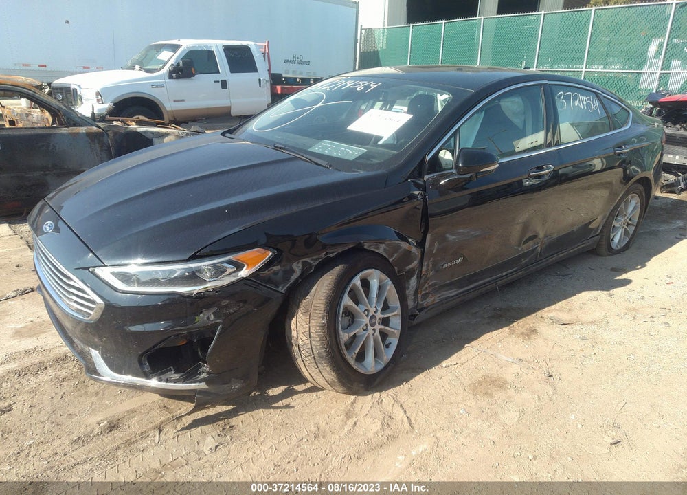 2019 FORD FUSION HYBRID SEL VIN: 3FA6P0MU1KR130820