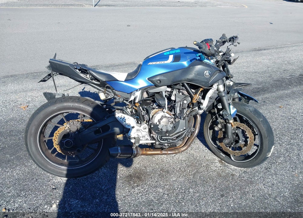 2017 YAMAHA FZ07 VIN: JYARM06E7HA012680